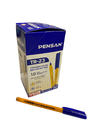 Pensan TR-23 Tükenmez Kalem 50'li Kutu Siyah