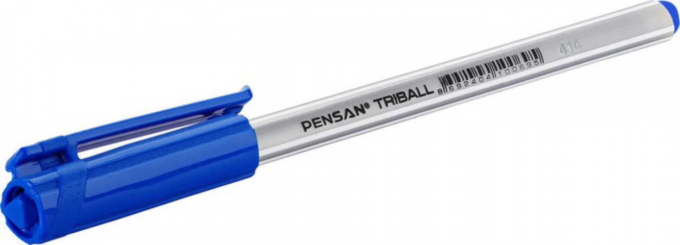 Pensan Triball Tükenmez Kalem 12'li Kutu - Mavi