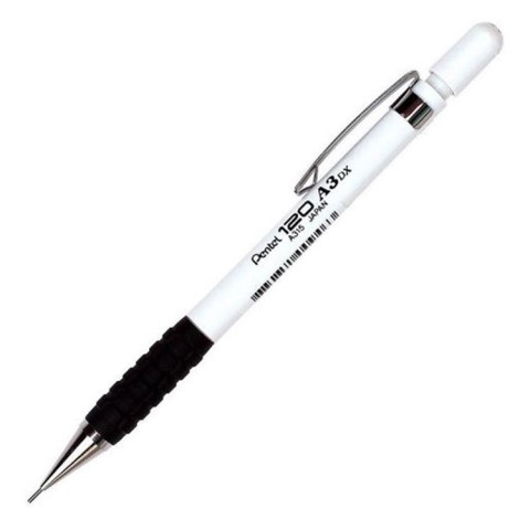 Pentel 120 A3 Dx 0.7mm Mekanik Kurşun Kalem Beyaz /