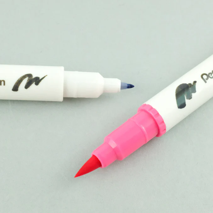 Pentel Arts Brush Sign Pen Twin 12'li Fırça Uçlu Kalem Set / SESW30C-12