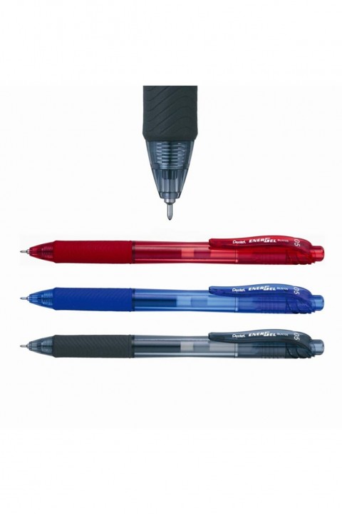 Pentel Energel 0.5 mm Basmalı Jel Kalem Mavi / BLN105C
