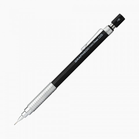 Pentel Graph 600 0.5 Mm Mekanik Kurşun Kalem Siyah Pg605