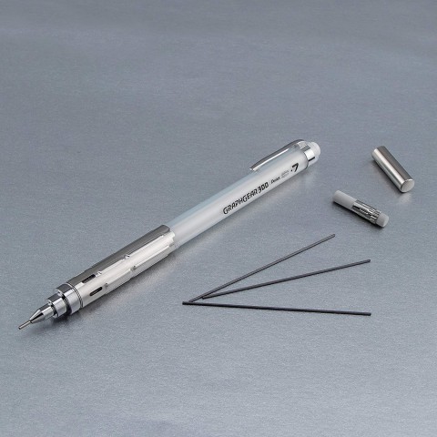 Pentel GraphGear 300 0.7 mm Mekanik Kurşun Kalem - Beyaz