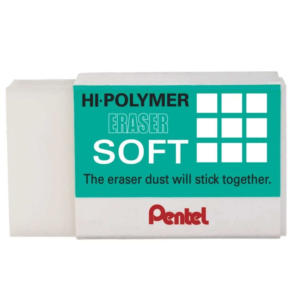 Pentel Hi-Polymer Orta Boy Soft Silgi / Zes08 / 1 ADET