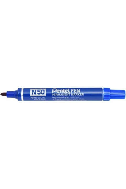 Pentel N50 Bullet Tip Permanent Marker Mavi