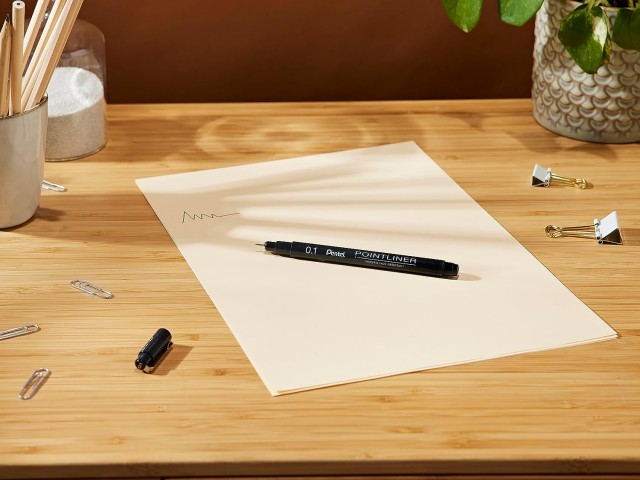 Pentel Pointliner Fiber Uçlu Teknik Çizim Kalemi 0.1mm
