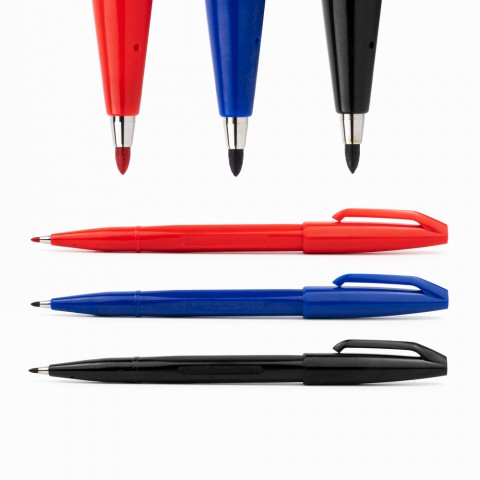 Pentel S520-C İmza Kalemi Mavi