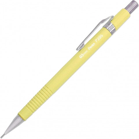 Pentel Sharp Floral Limited Edition P205 Mekanik Kurşun Kalem - Pastel Yellow / P205-97G
