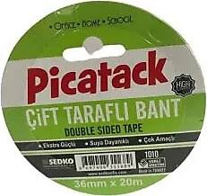 Picatack 36mmx20m Çift Taraflı Bant