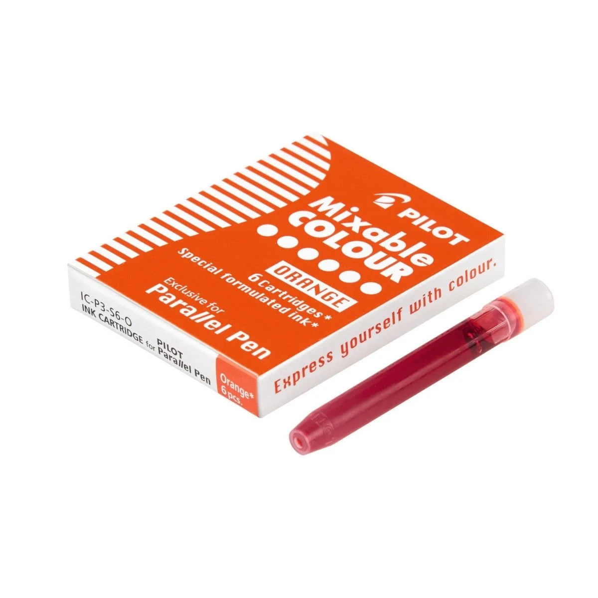 Pilot Parallel Pen Orijinal Kartuş 6'lı Turuncu / IC-P3-S6-O