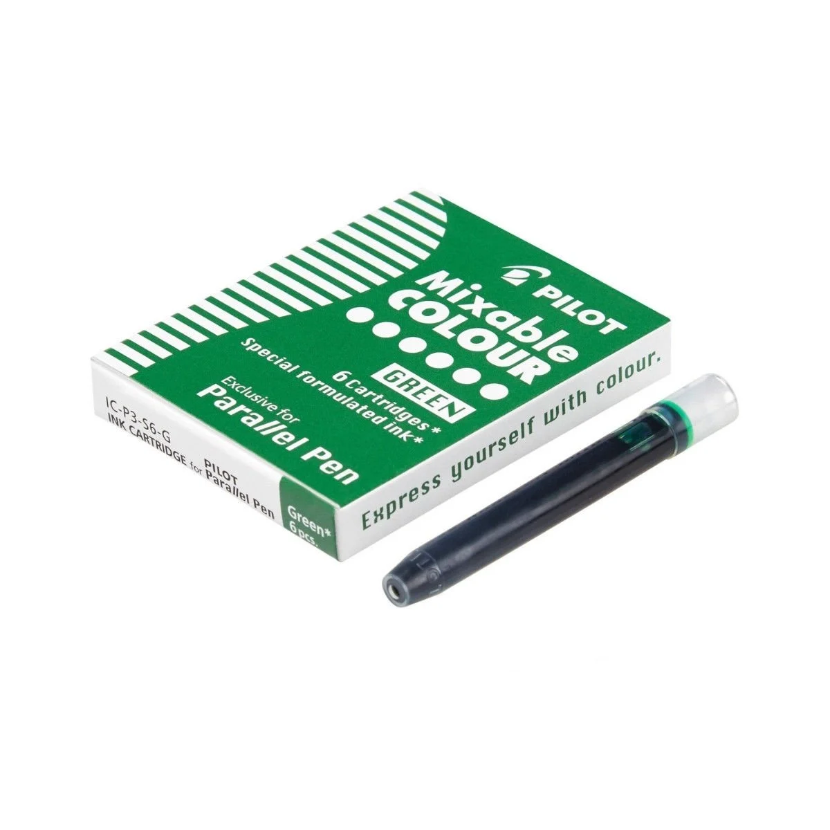 Pilot Parallel Pen Orijinal Kartuş 6'lı Yeşil / IC-P3-S6-G