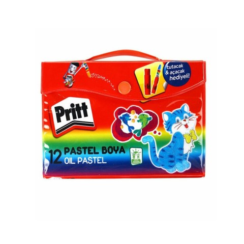 Pritt 12 Li Çantalı Pastel Boya