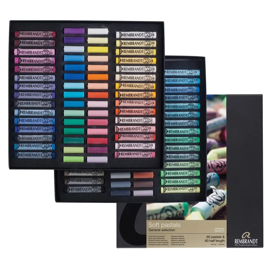 Rembrandt General Selection Soft Pastel 120'li (60+60) Toz Pastel Seti / 31823160