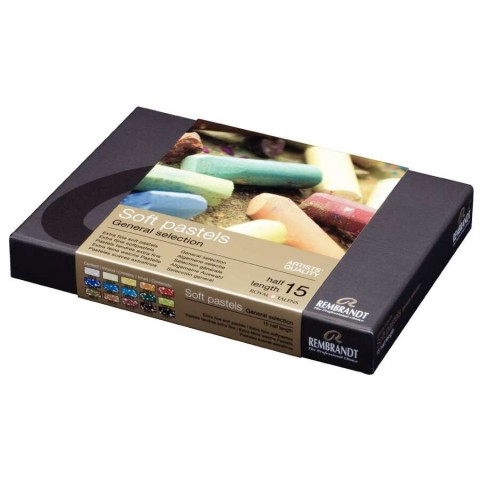 Rembrandt General Selection Soft Pastel 15'li Yarım Boy Toz Pastel Seti / 31823108