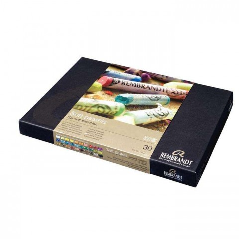 Rembrandt General Selection Soft Pastel 30'lu Tam Boy Toz Pastel Seti / 31823031