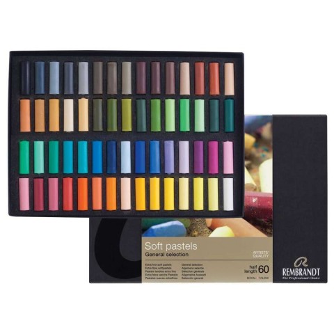 Rembrandt General Selection Soft Pastel 60'lı Yarım Boy Toz Pastel Seti / 31823133