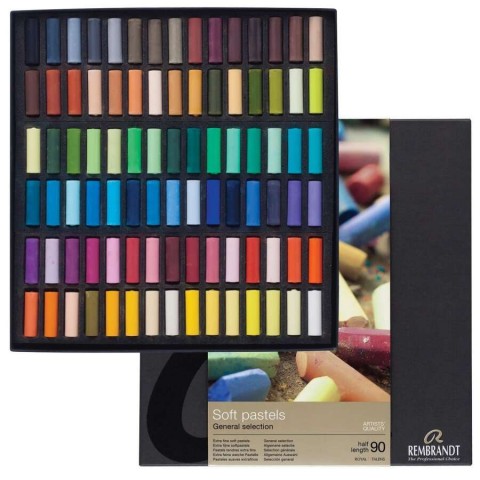 Rembrandt General Selection Soft Pastel 90'lı Yarım Boy Toz Pastel Seti / 31823145