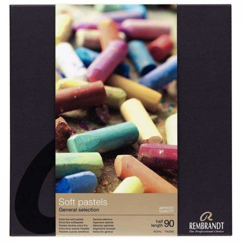 Rembrandt General Selection Soft Pastel 90'lı Yarım Boy Toz Pastel Seti / 31823145