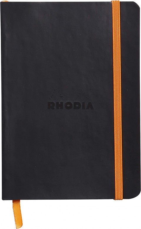 Rhodia Boutique Rodiaramma A6 Yumuşak Kapaklı Çizgili Defter Black / 117302C