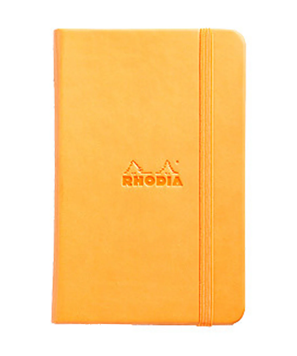 Rhodia Webnotebook 9x14cm 96yp Çizgili Sert Kapak Ciltli Not Defteri Turuncu / 118068