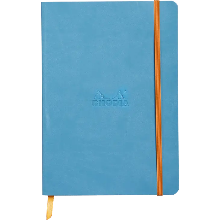 Rhodia Webnotebook A5 80yp Çizgili Yumuşak Kapak Ciltli Not Defteri Turkuaz / 117407