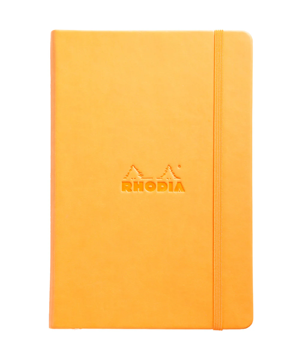 Rhodia Webnotebook A5 96yp Çizgili Sert Kapak Ciltli Not Defteri Turuncu / 118608