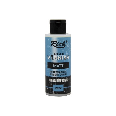 Rich 120cc Su Bazlı Mat Vernik / 1202522