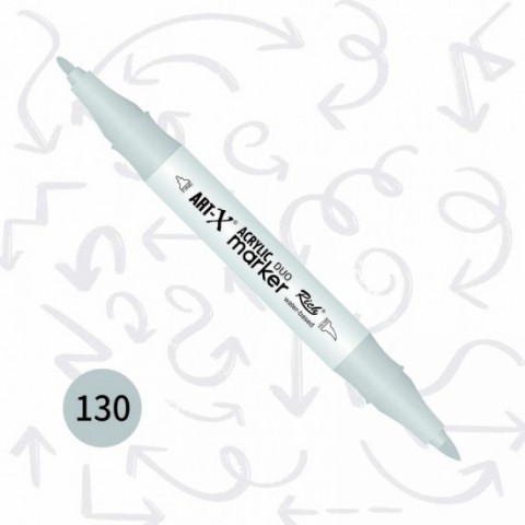Rich Art-x Çift Uçlu Akrilik Markör No: 130