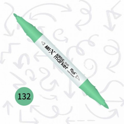 Rich Art-x Çift Uçlu Akrilik Markör No: 132