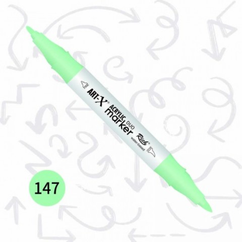 Rich Art-x Çift Uçlu Akrilik Markör No: 147