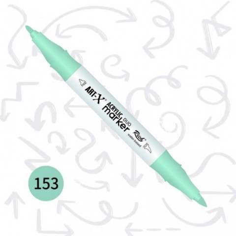 Rich Art-x Çift Uçlu Akrilik Markör No: 153