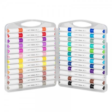 Rich Artx Acrilic Marker Duo 24'lü Akrilik Kalem Seti /