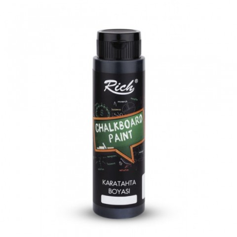 Rich Chalkboard Paint 500ml Kara Tahta Boyası Siyah / 09242