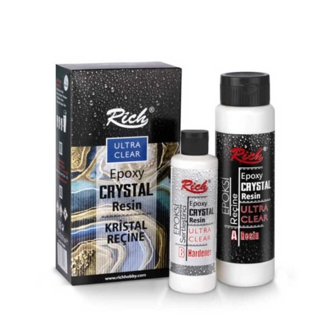 Rich Crystal Resin Transparan 750cc Şeffaf Kristal Reçine /