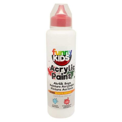 Rich Funny Kids 500ml Akrilik Boya Beyaz