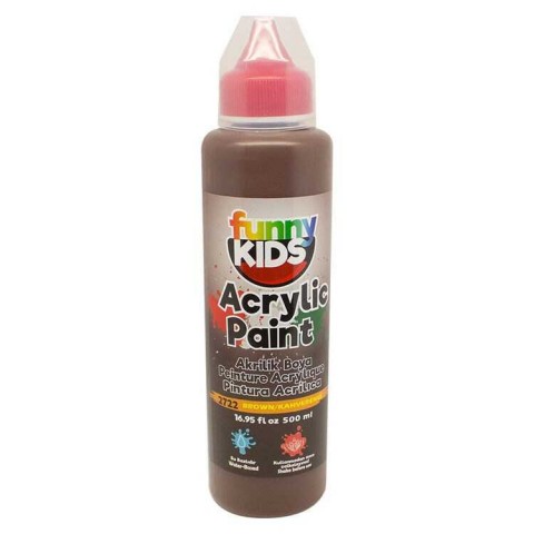 Rich Funny Kids 500ml Akrilik Boya Kahverengi