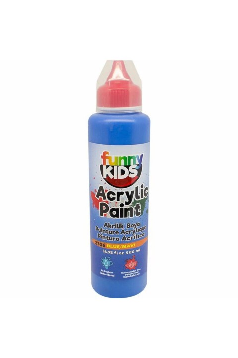 Rich Funny Kids 500ml Akrilik Boya Mavi