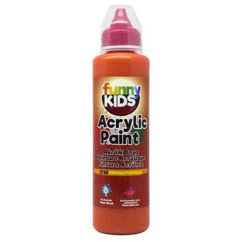 Rich Funny Kids 500ml Akrilik Boya Turuncu