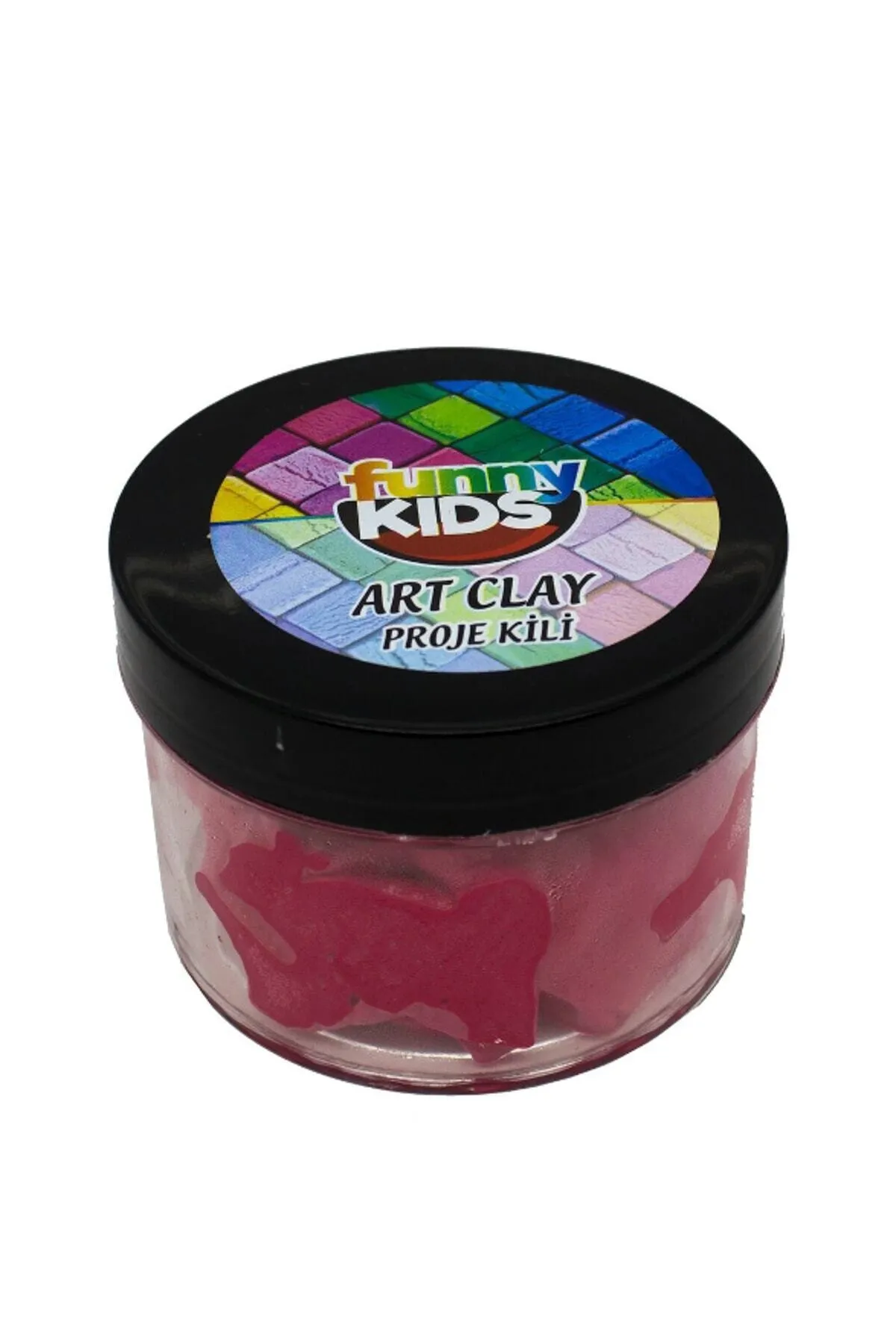 Rich Funny Kids Art Clay Proje Kili 40cc Fuşya 570
