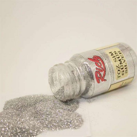 Rich Glitter Powder 50cc Toz Sim Gümüş  / 04594