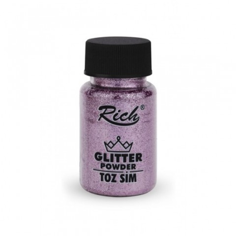 Rich Glitter Powder 50cc Toz Sim Pembe  / 04597