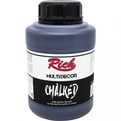 Rich Multi Decor Chalked Akrilik Boya 1750ml 4580 Siyah