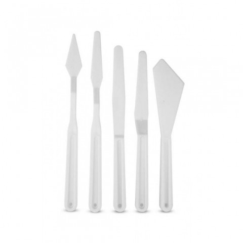 Rich Plastik Spatula Set Beyaz / 01343