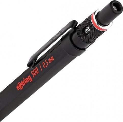 Rotring 500 0.5mm Mekanik Kurşun Kalem Siyah / 2186325