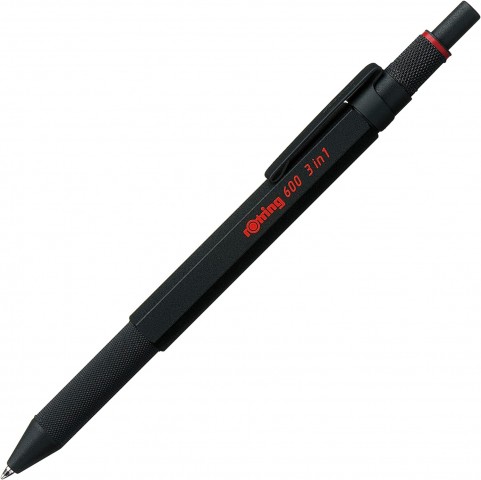 Rotring 600 Multipen Üç Fonksiyonlu Kalem Siyah / 2164108