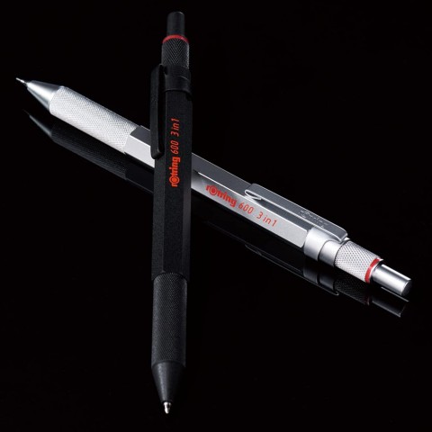 Rotring 600 Multipen Üç Fonksiyonlu Kalem Siyah / 2164108