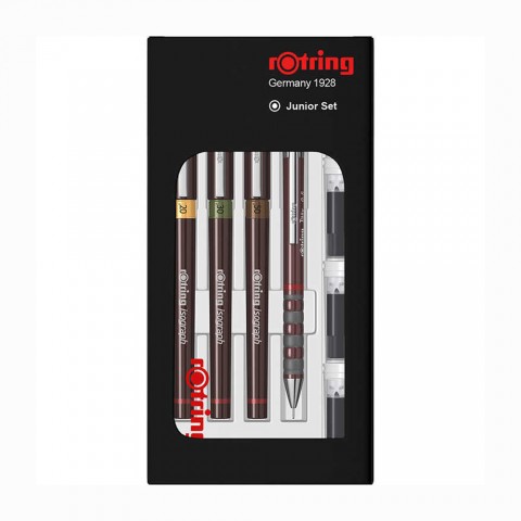Rotring Isograph Rapido Junior Set 0.2-0.3-0.5+0.5 Tikky / S0699320