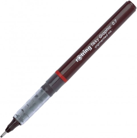 Rotring Tikky Graphic Fineliner Keçe Uçlu Teknik Çizim Kalemi 0.7mm