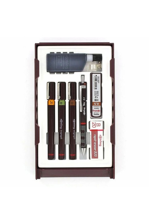 Rotring Tikky Isograph Rapido Kalemi Pergelsiz Set 0699370