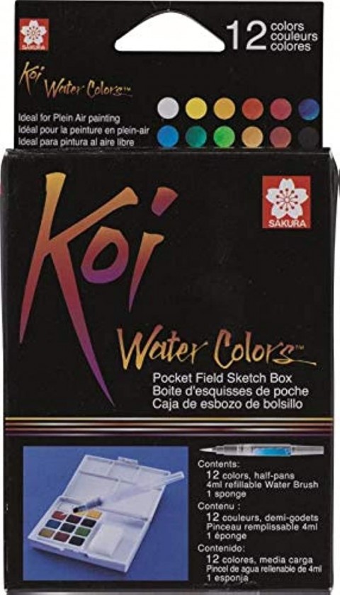 Sakura Koi 12'li Sulu Boya Seti / BXNCW-12H Sakura Koi 12'li Sulu Boya Seti / BXNCW-12H